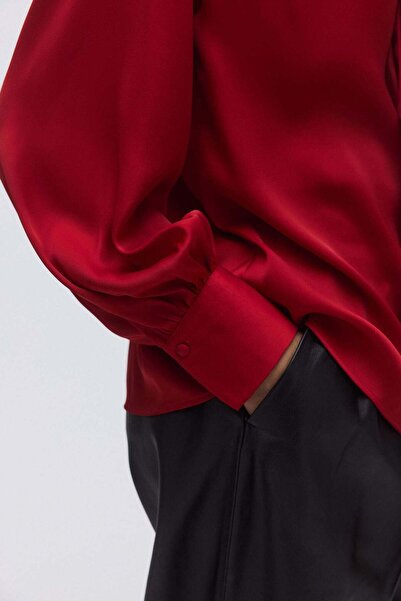 H&M Tie-neck chiffon blouse