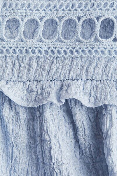 H&M Textured jersey blouse