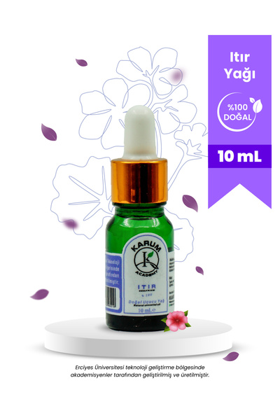 KARUM Itır Uçucu Yağ %100 Saf ve Doğal Cam Damlalıklı 10 mL