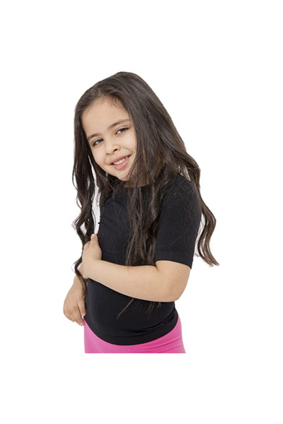 CARINA 3-piece girls' Lycra short-sleeved T-shirt set - TS 319