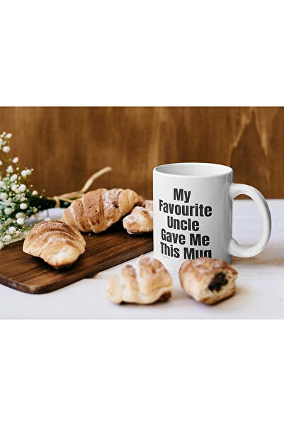 NASAQ Stuff4 Funny Birthday Mug "My Favourite Uncle Gave Me This Mug" - 11oz Ceramic