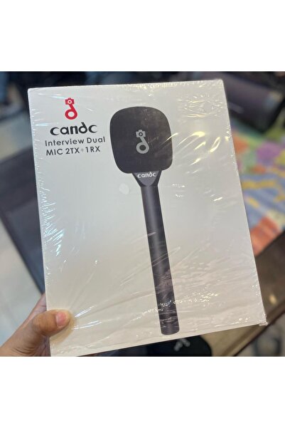 candc Interview Dual Microphone – Professional Wireless Lavalier Mic for Clear Audio Recording