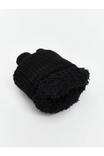 LC Waikiki Lcw Accessories Black Basic Boys' Knit Gloves