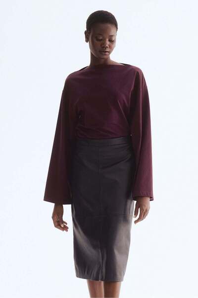 H&M Boat-neck cotton top