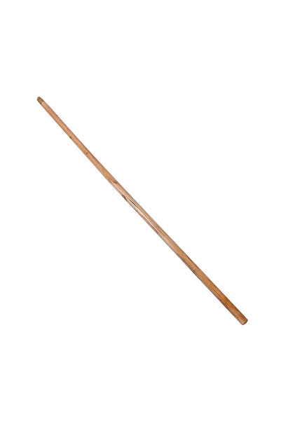 Lawazim Wooden Mop Handle 1.2m - Threaded Broom Handle 24mm for Floor Sweeping Indoor Outdoor