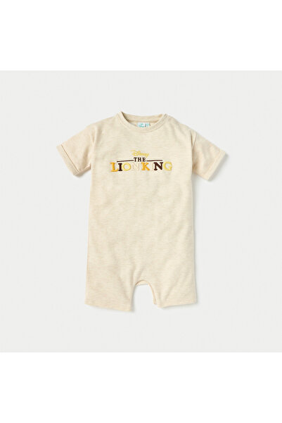 Disney Lion King Print Romper with Short Sleeves - Set of 2