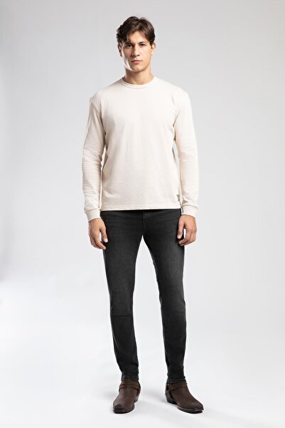 Lee Cooper Джек Середня талія Вузький крій Вузькі штанини Чорні чоловічі джинси