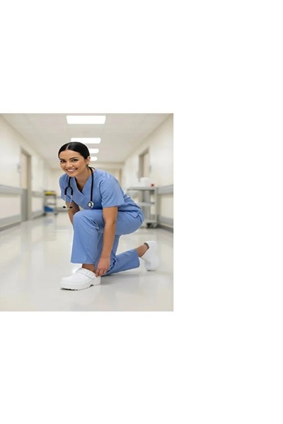 white stars Daily Unisex Sabo Doctor Nurse Hospital and Home Slippers Medical Sole