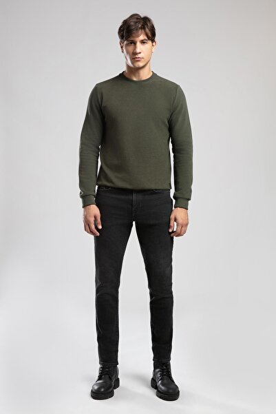 Lee Cooper Jack Mid-Waist Slim Fit Skinny Leg Grey Men's Jeans