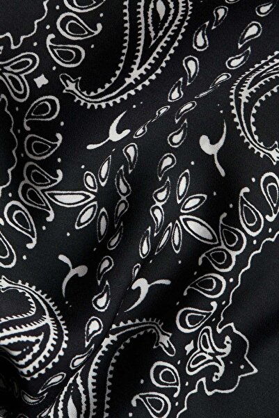 H&M Long satin skirt