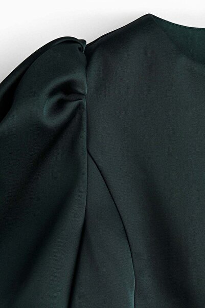 H&M Puff-sleeved blouse