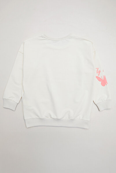 Fulla Moda Butterfly and Lettering Printed Girls' 2-Piece Set