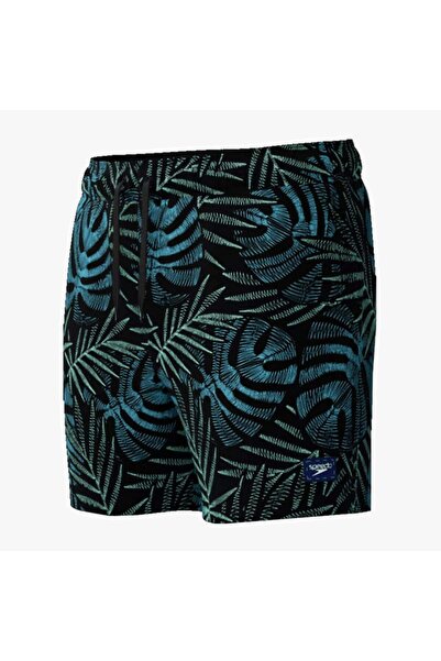 SPEEDO Men's swim shorts Print Redondo Edge Volley 16" black