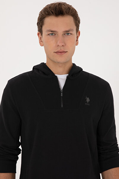 U.S. Polo Assn. Men's Black Sweatshirt 50316391-Vr046