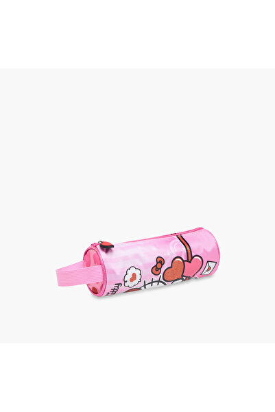 Hello Kitty Printed Pencil Pouch with Zip Closure