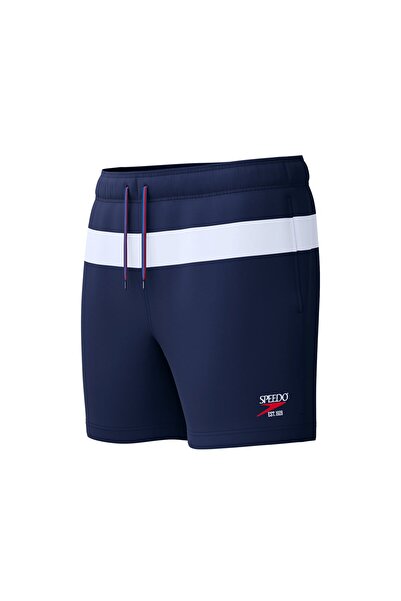 SPEEDO Men's Jetstream Print Edge Volley 16" Swim Shorts Navy/White