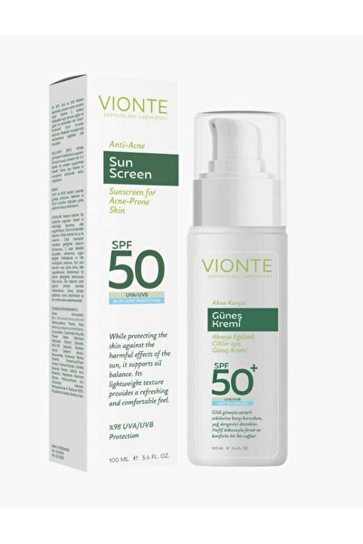 Vionte GÜNEŞ KREMİ SPF50+ AKNE KARŞITI MAVİ IŞIK KORUMA