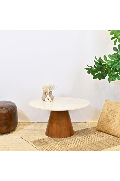 Crafted by Lifestyle Marble Top Coffee Table