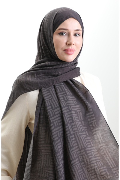 sefamerve Karaca Natural Fiber Shawl 82008-05 Bitter Brown