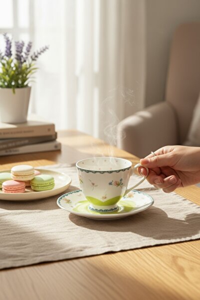 ROY KING 2-Piece Coffee Cup 90 Cc Green