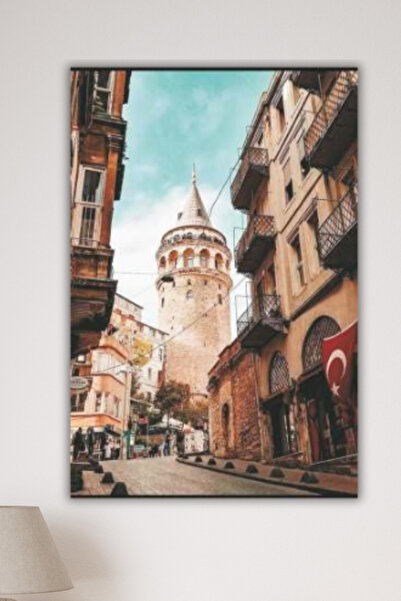 DURUSA Istanbul, Tablou tematic Turnul Galata din MDF |   30x20 cm 3mm MDF De...