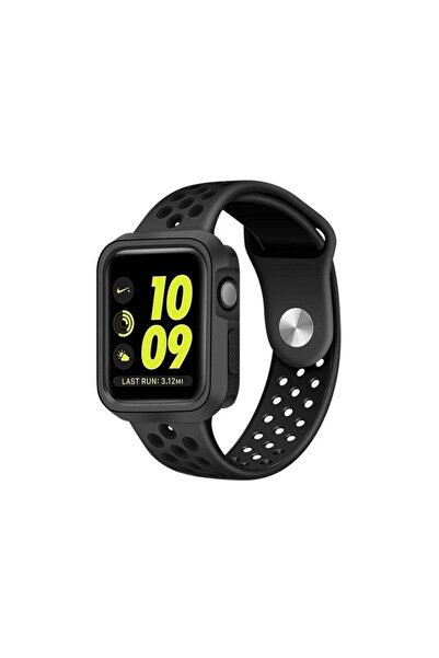 Casey Studios Rugged Case for Apple Watch 9/8/7 - 41MM, Hard Material, Ultra-Thin, Black