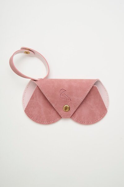 Bilge Karga Gözlük Kılıfı 15 Pembe