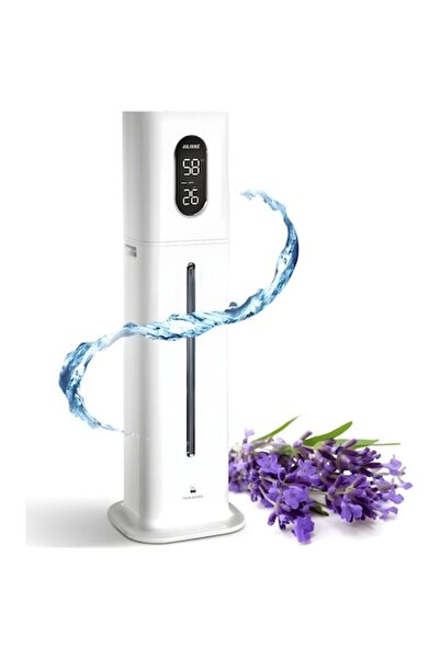 MARCINO Vertical Humidifier 8 Liters, 3 Intensity Levels, Remote Control, Low Noise, Essential Oil
