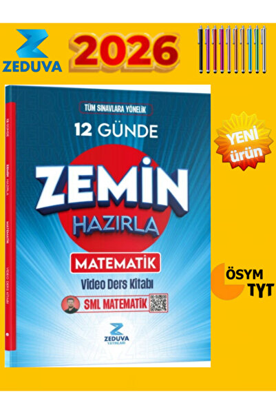 Ens Yayıncılık Zeduva Yayınları 2026 Tüm Sınavlar Zemin Matematik Hazırla 12 ...