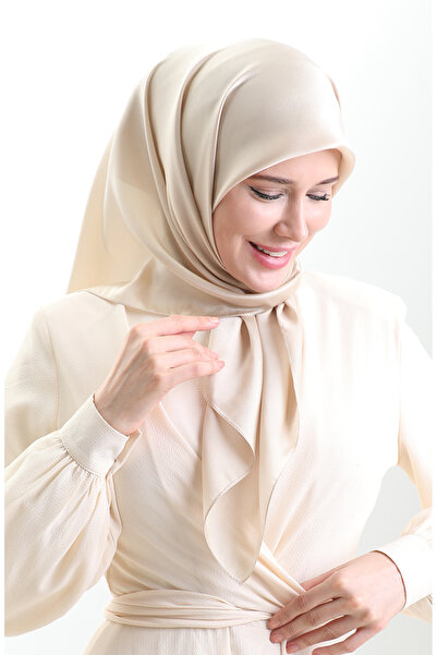 sefamerve Karaca Crystal Scarf 82022-16 Light Gold