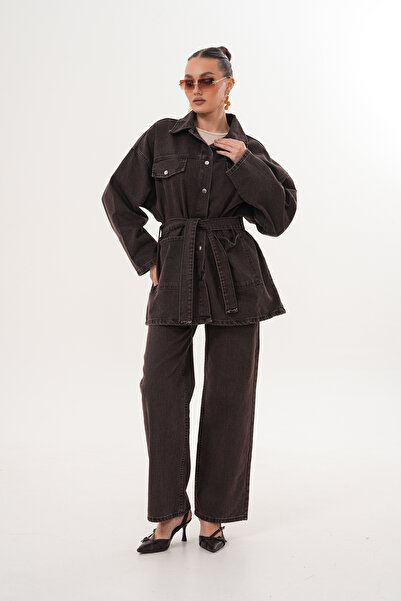 Semesia Women's Tie-Up Denim Set