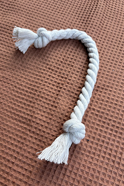 Wheeppo Pawvia 100% Cotton Natural Dog Teething and Chewing Rope |   Durable Game Rope 30 cm