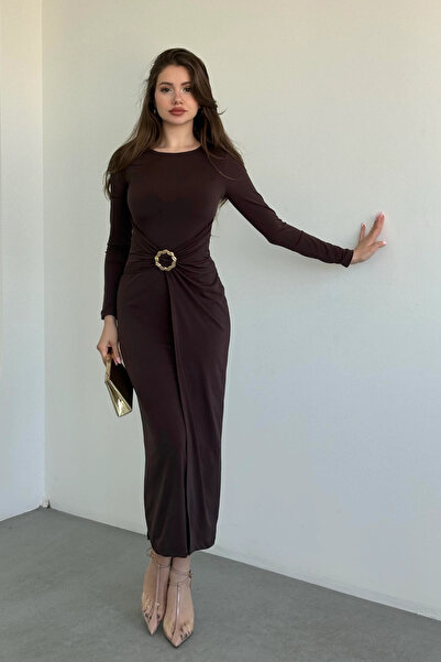 Look Kadıköy Meloni Sandy Dress with Accessories