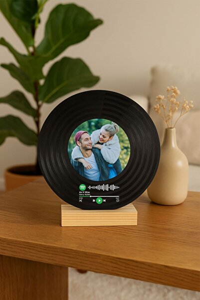 Go Promosyon Kişiye Özel Fotoğraflı Spotify Kodlu Plak | Sevgiliye Hediye | A...