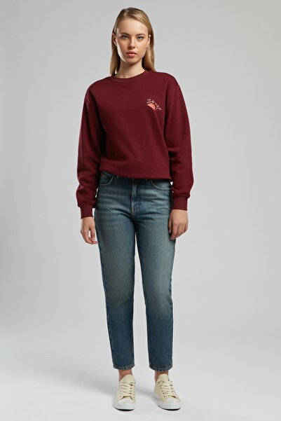 Lee Cooper Marlyn High Waist Relaxed Fit Tapered Leg Blue Women's Jeans