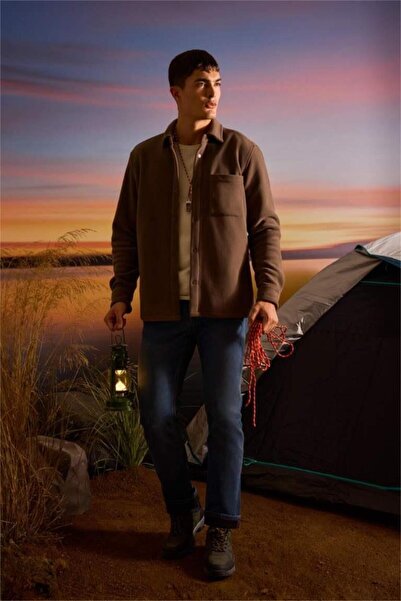 DeFacto Regular Fit Polar Long Sleeve Shirt (25 Wn)