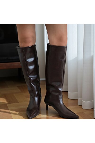 runa shoes Low Heel Patent Leather Boots