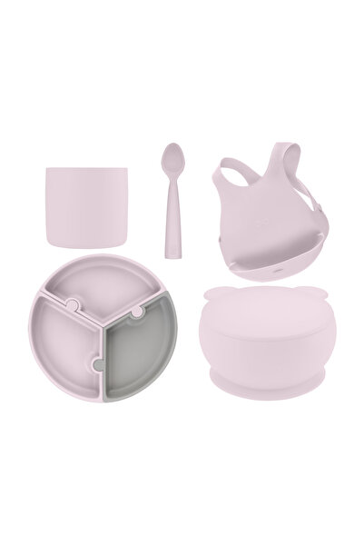 OiOi Puzzle 5 Piece Nutrition Set Misty Lilac