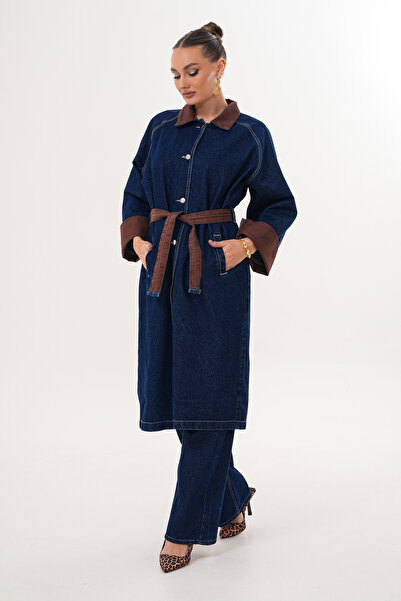 Semesia Women's Tie-Up Denim Set