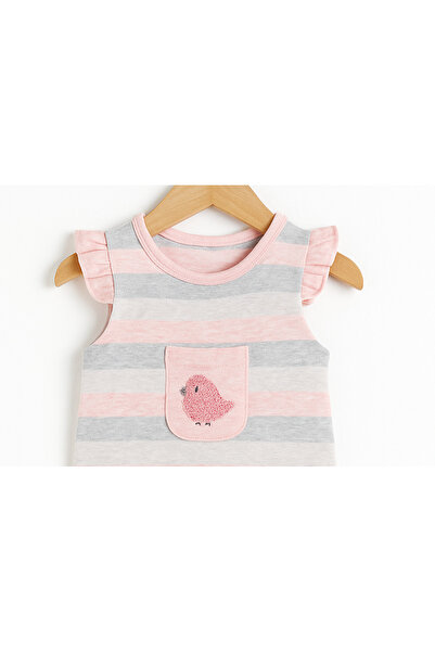 For My Baby Ribbed Knit Jumpsuit