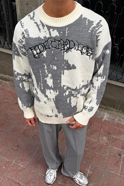 Flaw Wear Πουλόβερ με σχέδιο αυτοδημιουργίας