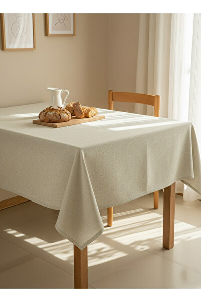 Markaev Natural Textured Cotton Tablecloth Msaort0024