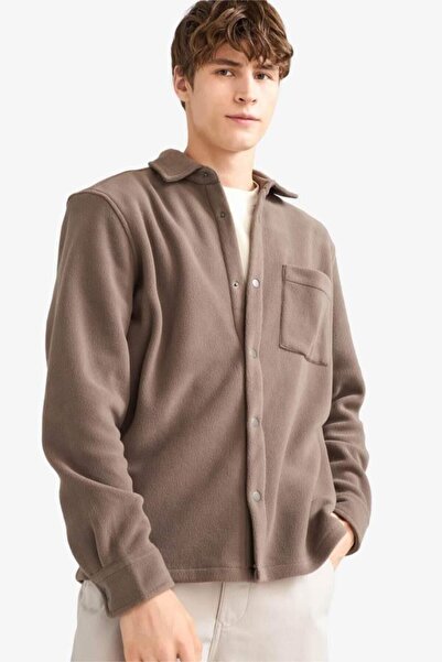 DeFacto Regular Fit Polar Long Sleeve Shirt (25 Wn)