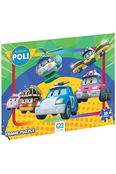 CA Games ROBOCAR PUZZLE FRAME 35 PARÇA (Karışık desen gönderilecektir.)