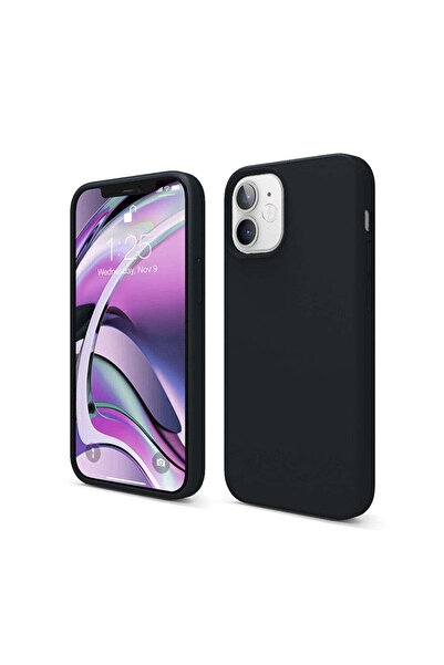 Casey Studios Husă de silicon iPhone 12 Mini, cu microfibră, subțire, de prot...