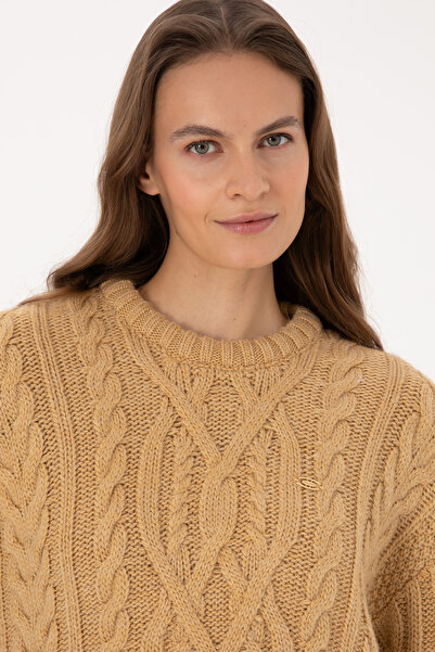 U.S. Polo Assn. Women's Mustard Sweater 50310215-Vr151