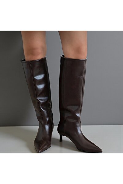 runa shoes Low Heel Patent Leather Boots