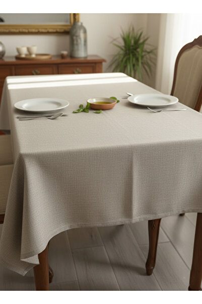 Markaev Natural Textured Cotton Tablecloth Msaort0024