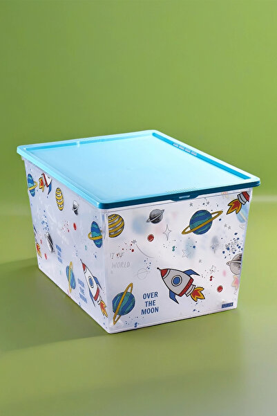 QUTU Light Box Space Fun Decorative Storage and Toy Box - 50 Liters
