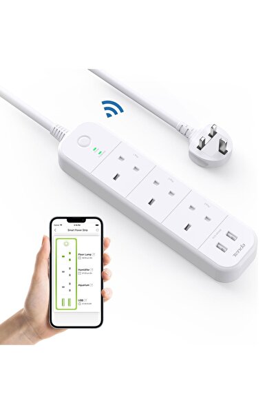 Tenda Smart Wi-Fi Connective Power Strip Compatible with Alexa